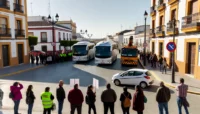 Stor strejk inom kollektivtrafik i Andalusien: 30 000 arbetare kräver förbättrade villkor
